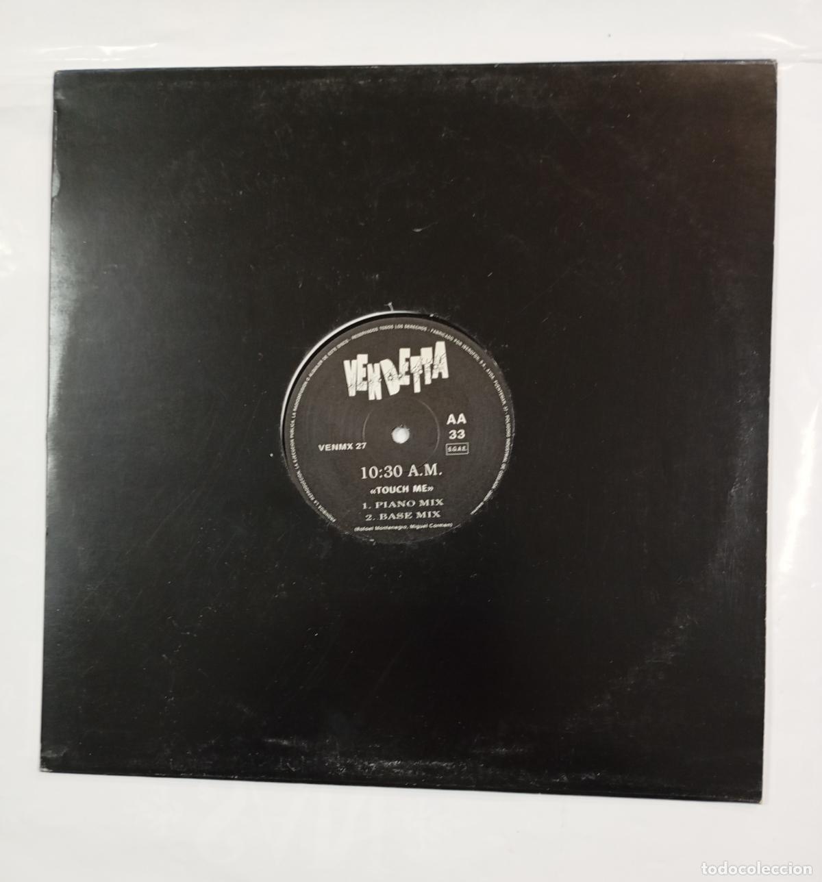 Discos de vinilo: VENDETTA. 10:30 A.M. TOUCH ME. MAXI-SINGLE. TDKDA28