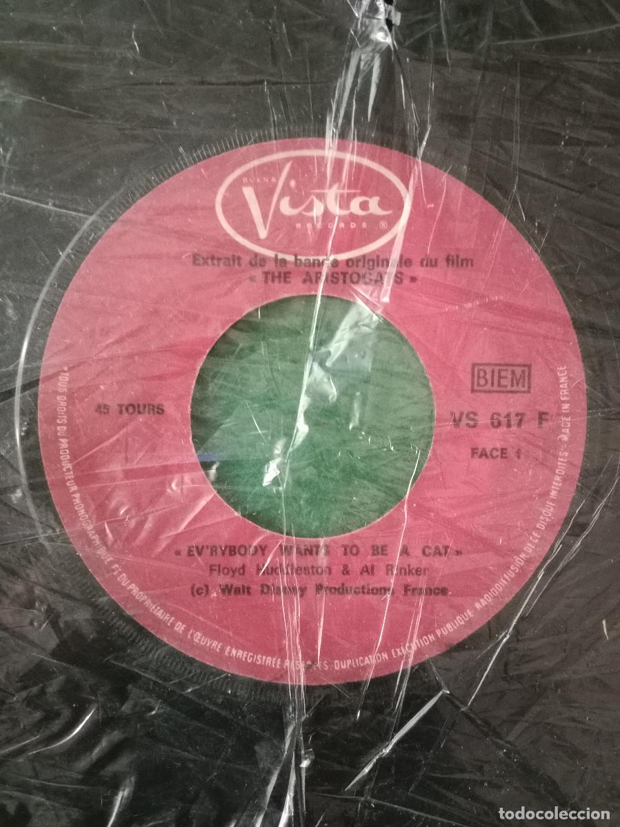 Discos de vinilo: Banda Sonora Original de la Pel&iacute;cula - Los Aristogatos - Walt Disney - Edit. Buena Vista Records.