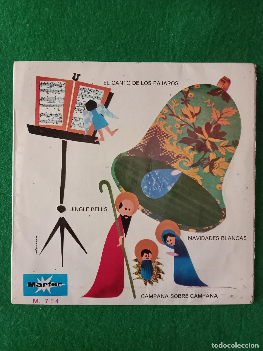 Discos de vinilo: Villancicos - La Eterna Navidad - Navidades Blancas/Jingle Bells... - Edit. Marter, S.A. 1967 - (EP)
