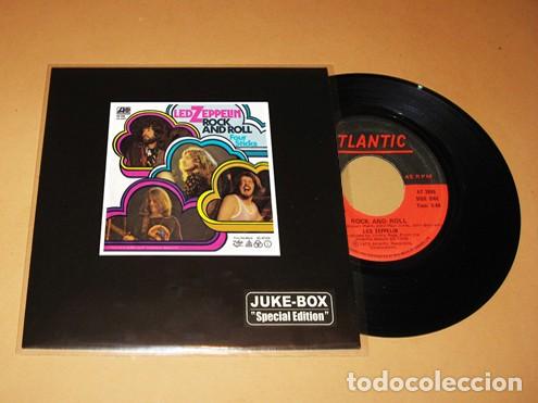 Discos de vinilo: LED ZEPPELIN - ROCK AND ROLL - SINGLE - 1972 - JUKE-BOX - Foto 1