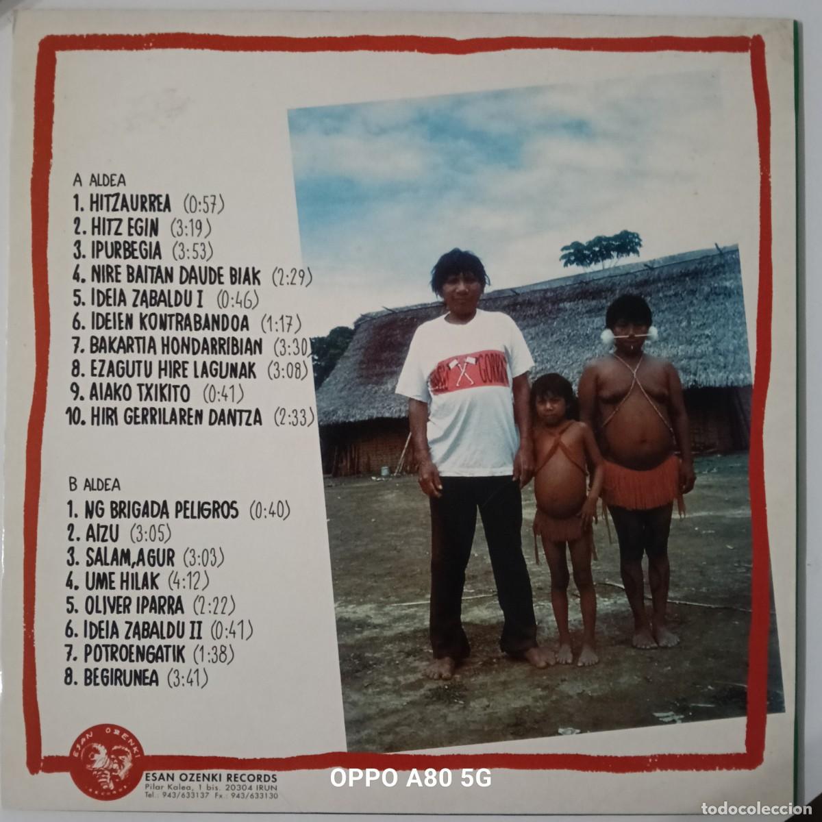 Discos de vinilo: NEGU GORRIAK - IDEIA ZABALDU REF. EO 057 - PERFECTO 1994 - Foto 2