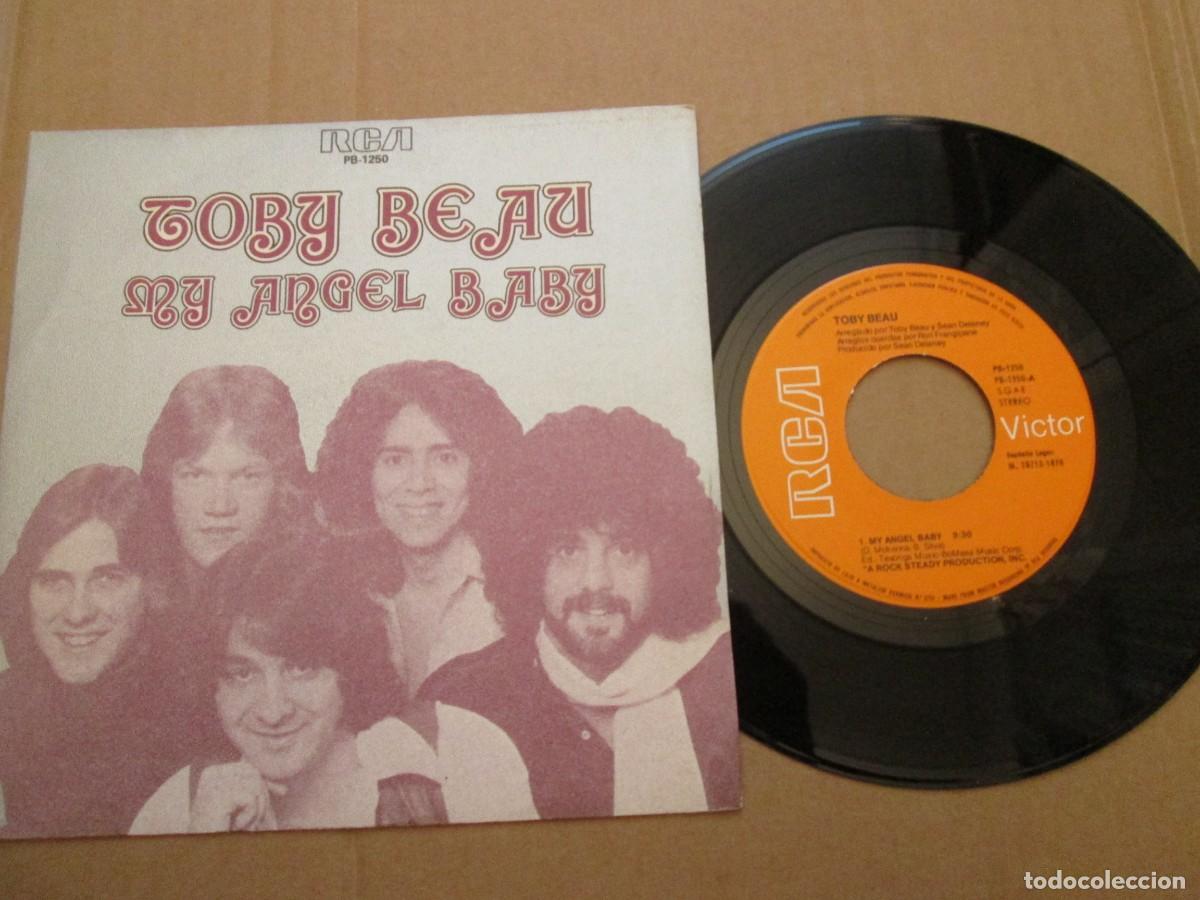 Discos de vinilo: TOBY BEAU - My Angel Baby / California. Single, ed espa&ntilde;ola 7&rdquo; 1978 (NO PROMO). Impecable (NM)