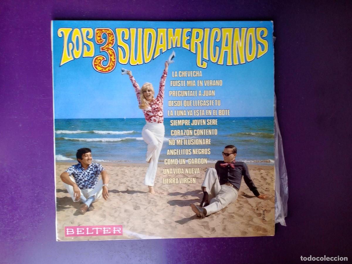 Discos de vinilo: LOS TRES 3 SUDAMERICANOS - LP BELTER 1969 - MUY POCO USO, CUMBIA POP 70'S - LA CHEVECHA