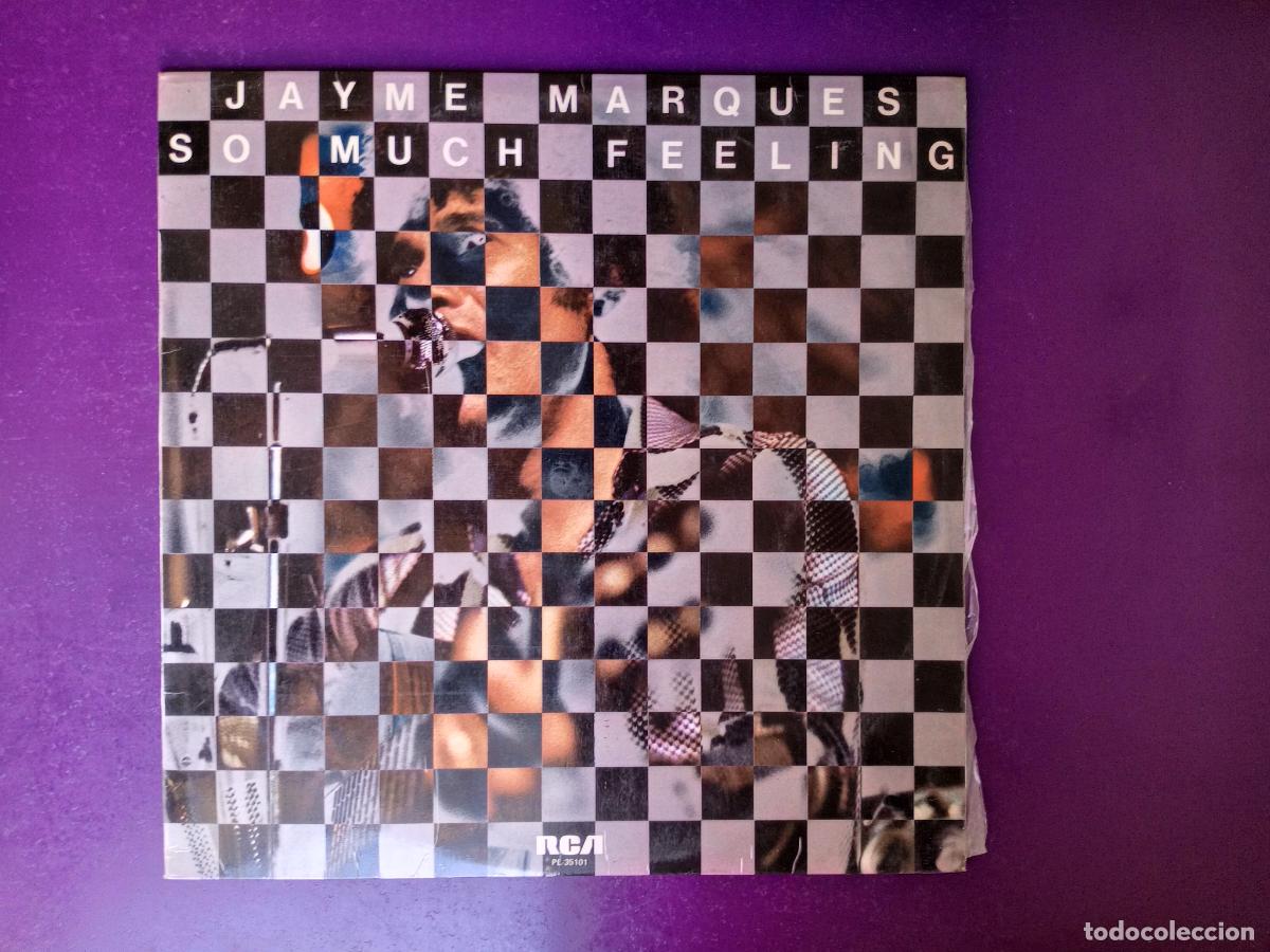 Discos de vinilo: Jayme Marques &lrm;&ndash; So Much Feeling - LP RCA 1977 - JORGE PARDO, PEDRO RUY BLAS, RAFAEL FERRO