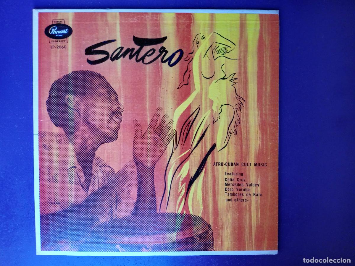 Discos de vinilo: Santero: Afro-Cuban Cult Music - LP PANART 196? - CUBA, CELIA CRUZ, Mercedes Vald&eacute;s, Obdulio Morales