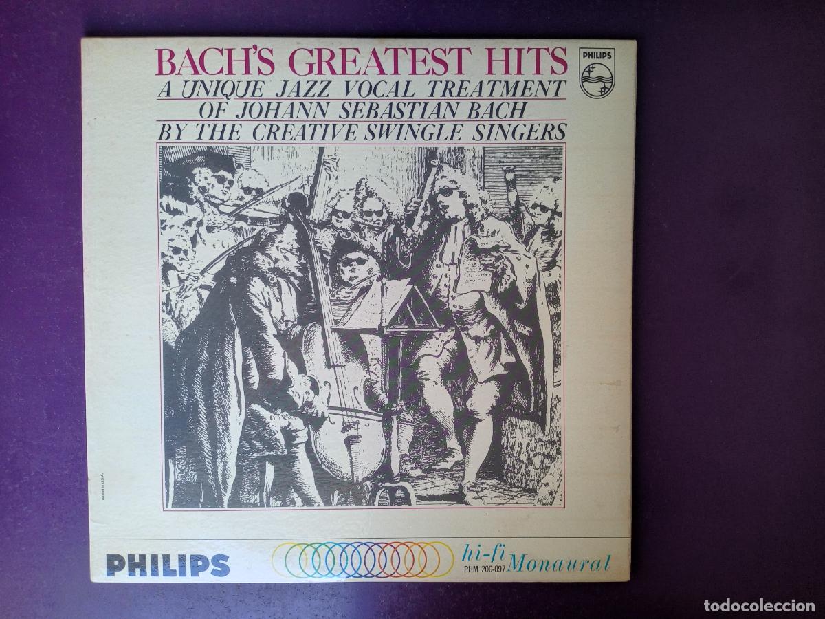 Discos de vinilo: Swingle Singers &ndash; Bach's Greatest Hits - LP PHILIPS 1963 - BACH EN JAZZ - EDICION USA SIN APENAS USO
