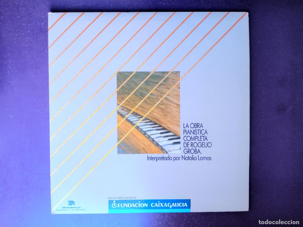 Discos de vinilo: Natalia Lamas &ndash; La Obra Pianistica Completa D Rogelio Groba - DOBLE LP ALPUERTO 1989 CLASICA MODERNA