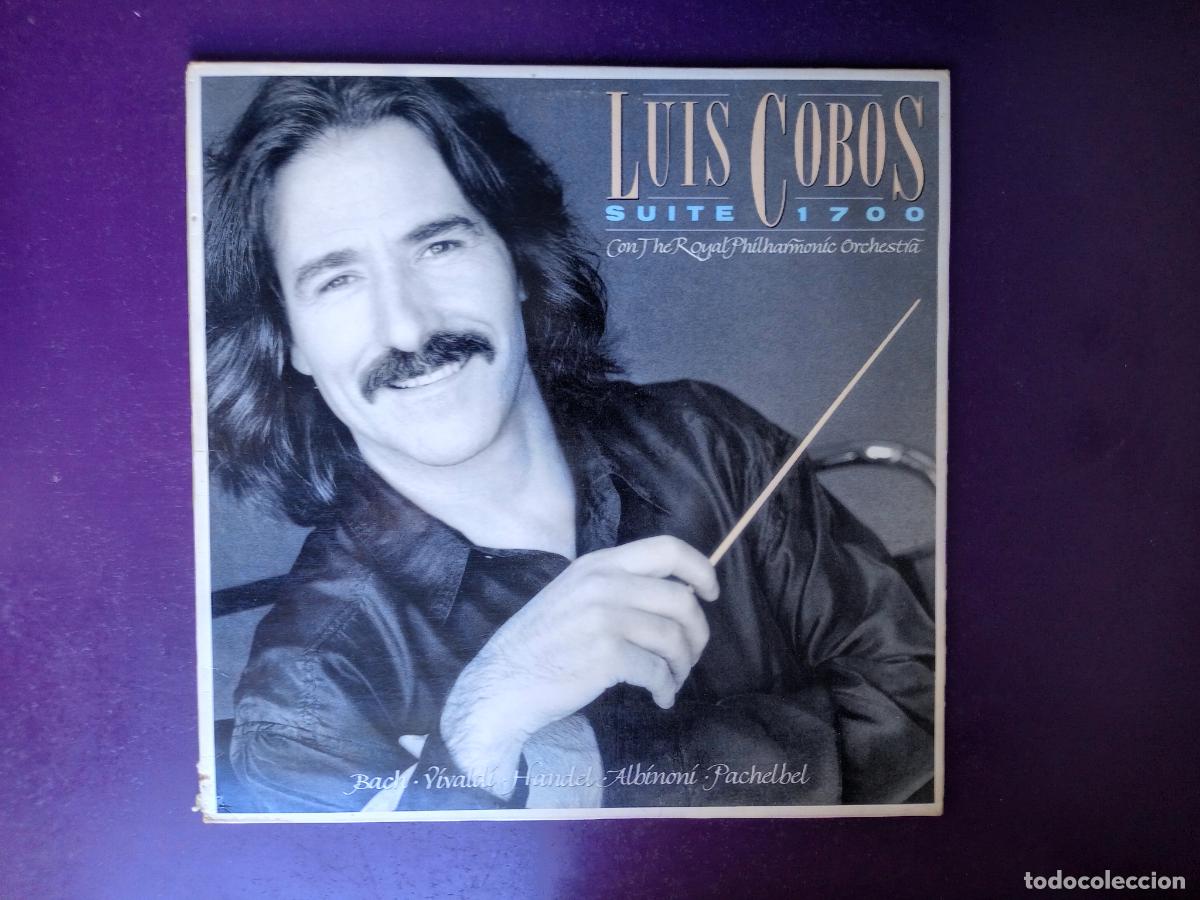 Discos de vinilo: LUIS COBOS + THE ROYAL PHILHARMONIC ORCHESTRA &lrm;&ndash; SUITE 1700 - LP CBS 1990 - CLASICA OPERA BARROCO