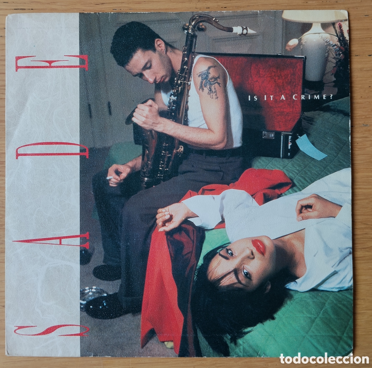 Discos de vinilo: SADE: &rdquo;IS IT A CRIME ?&rdquo; SINGLE VINILO 1985 - PROMO