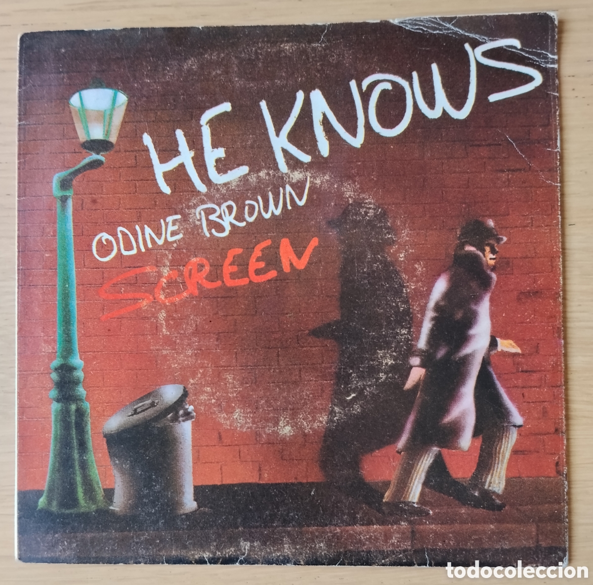 Discos de vinilo: SCREEN: &rdquo;HE KNOWS/ ODINE BROWN&rdquo; SINGLE VINILO 1984 - SYNTH POP - NEW WAVE
