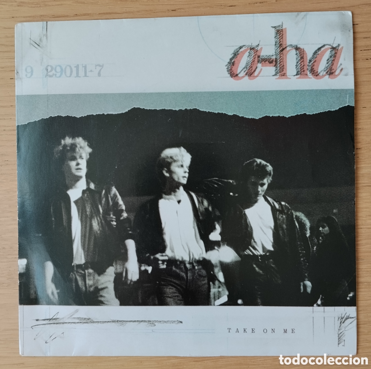 Discos de vinilo: A-HA: &rdquo;TAKE ON ME/ LOVE IS REASON&rdquo; SINGLE VINILO 1985 - SYNTH POP