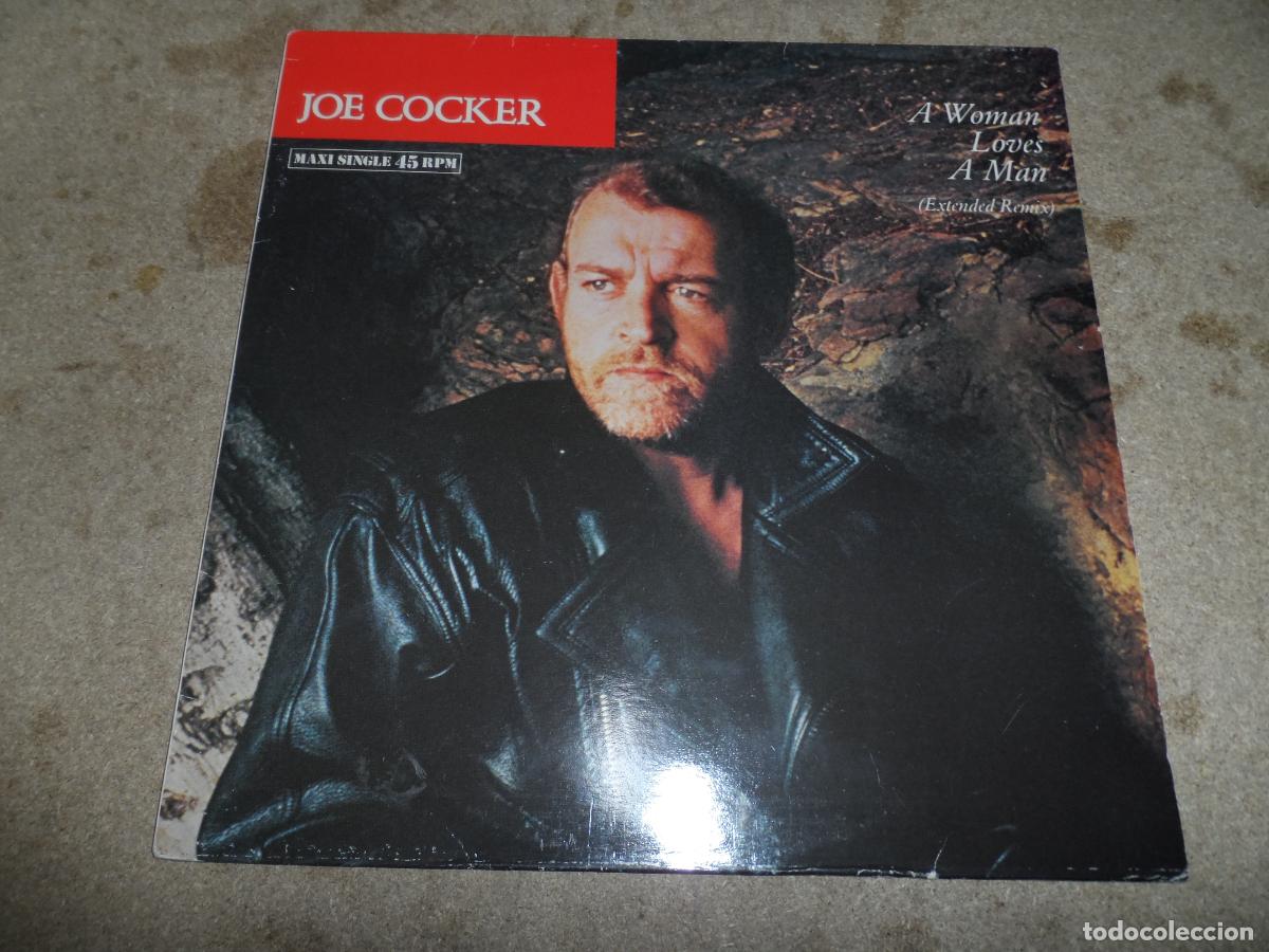 Discos de vinilo: Joe Cocker - A Woman Loves A Man (SPAIN 1987)