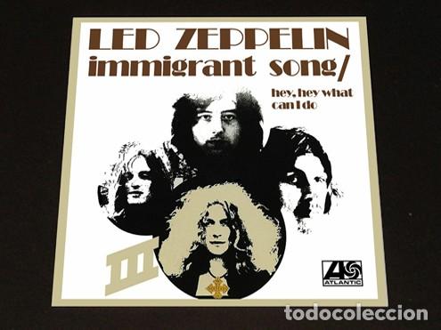 Discos de vinilo: LED ZEPPELIN - IMMIGRANT SONG - SINGLE - 1970 - JUKE-BOX - Foto 2