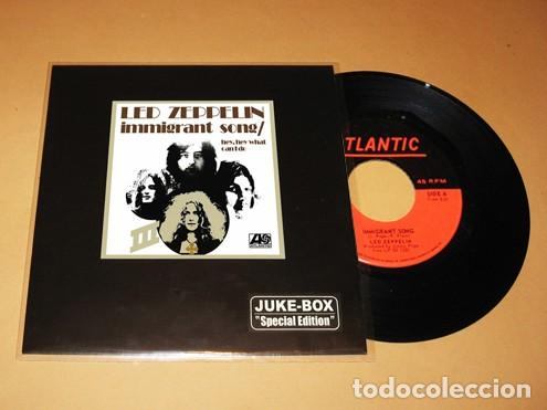 Discos de vinilo: LED ZEPPELIN - IMMIGRANT SONG - SINGLE - 1970 - JUKE-BOX - Foto 1