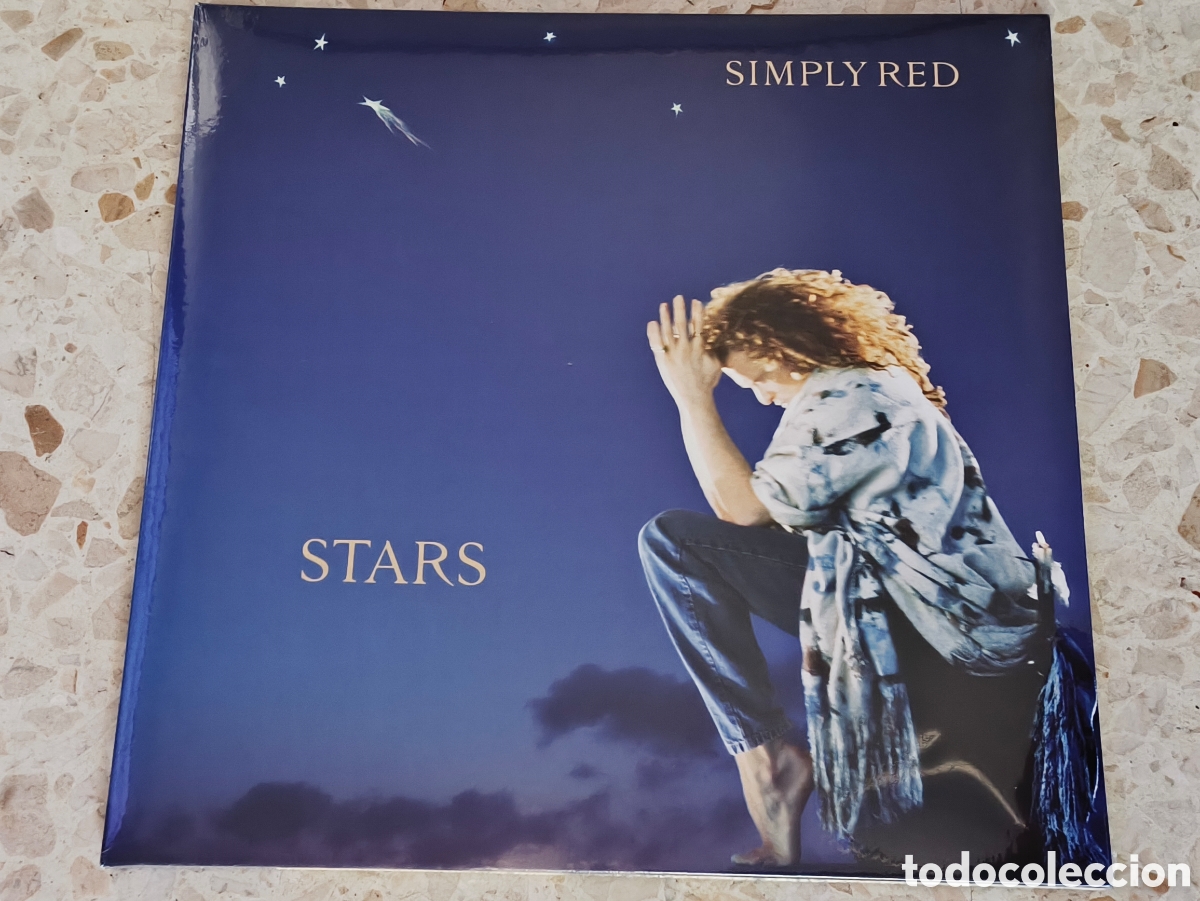 Discos de vinilo: Album lp disco vinilo Simply red Stars nuevo