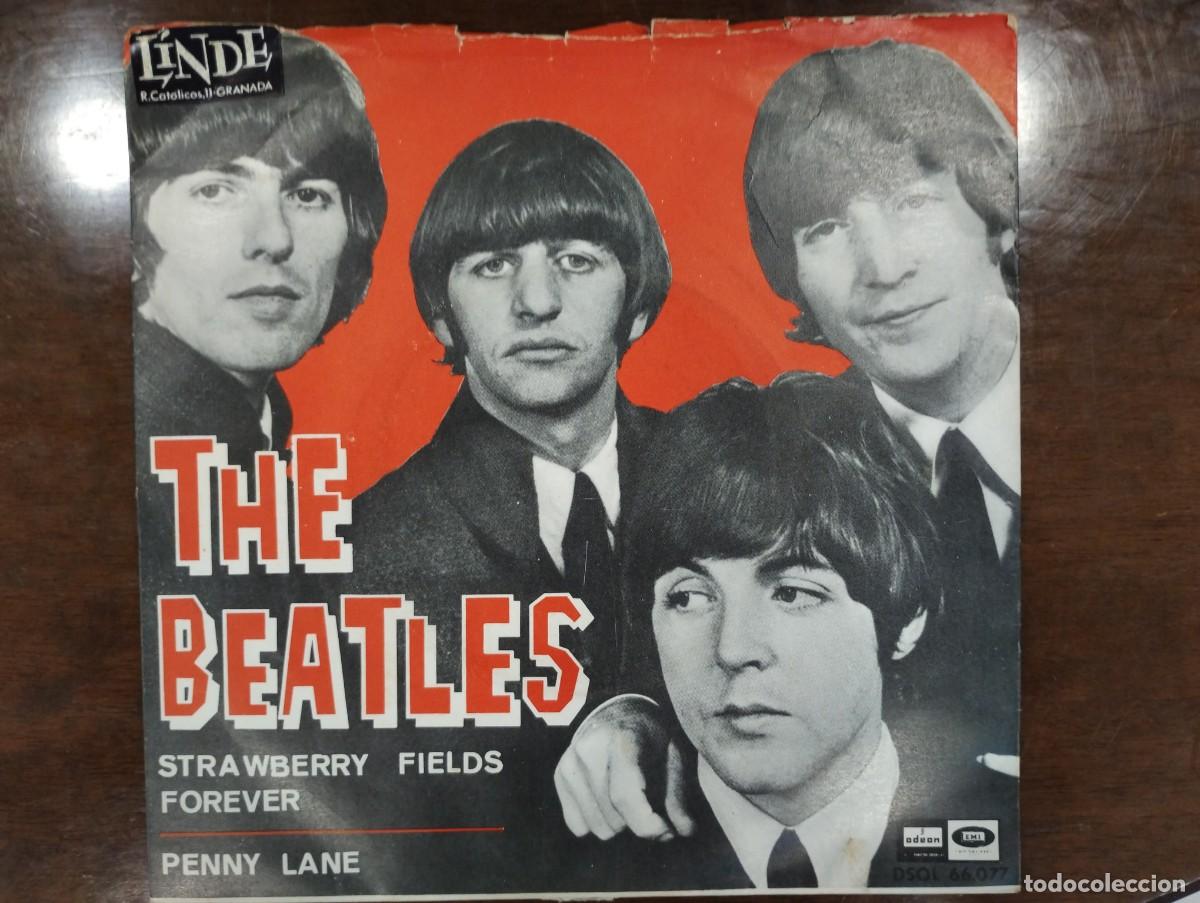 Discos de vinilo: Disco de Vinilo de 7&rdquo; The Beatles &rdquo;Strawberry Fields Forever/Penny Lane&rdquo;