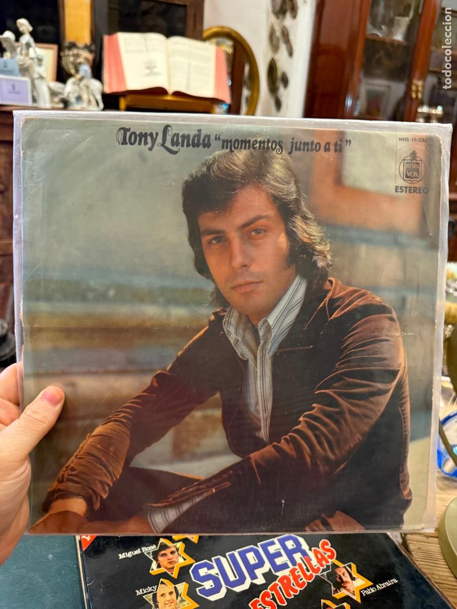Discos de vinilo: LP TONY LANDA - MOMENTOS JUNTO A TI