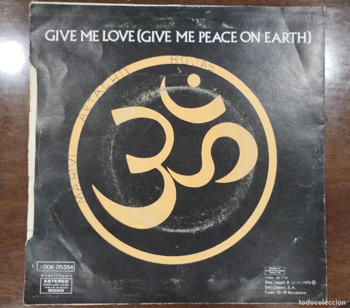 Discos de vinilo: Disco de Vinilo de 7&rdquo; George Harrison &rdquo;Give Me Love&rdquo; - Foto 2