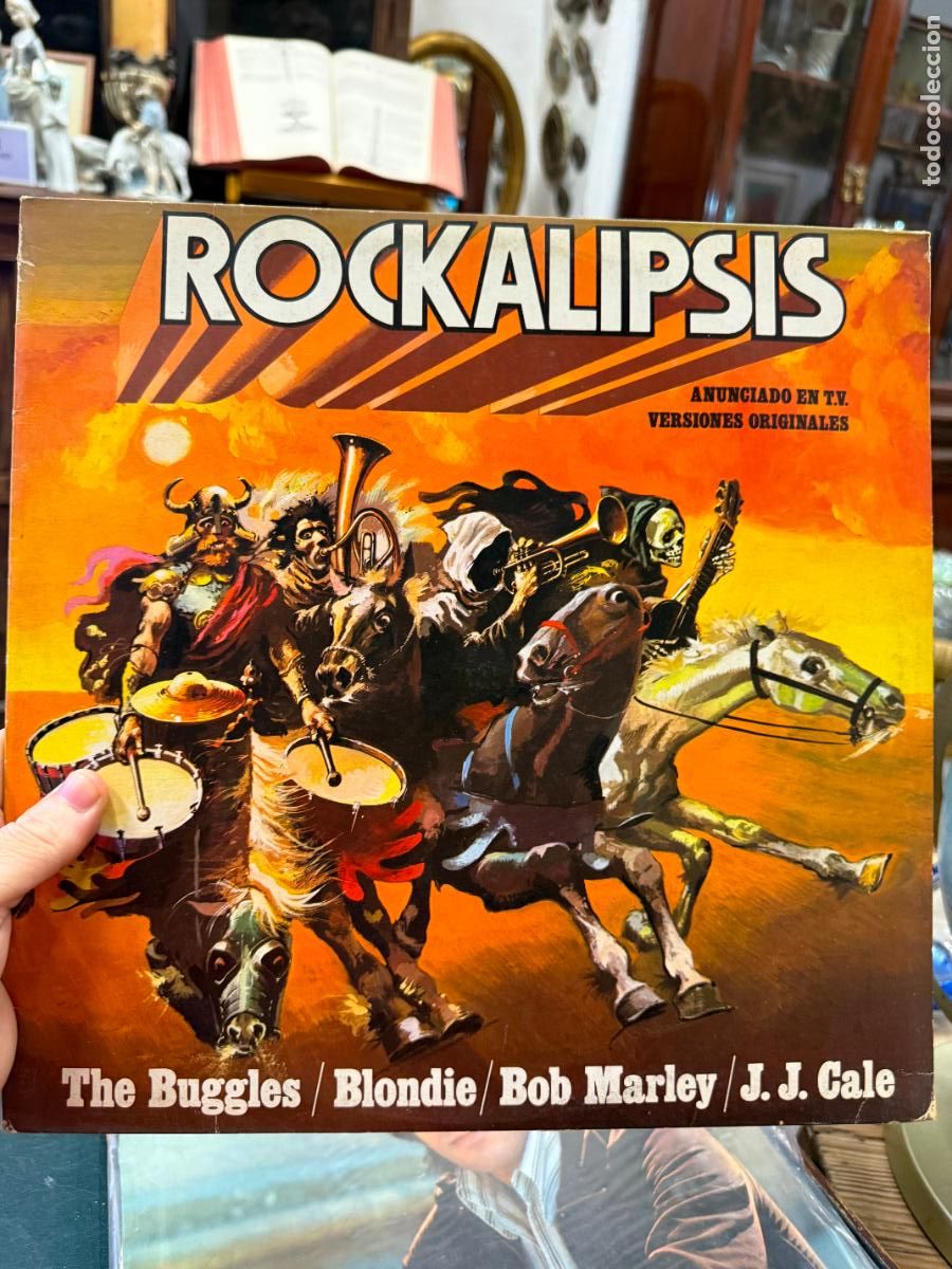 Discos de vinilo: LP ROCKALIPSIS - THE BUGGLES - BLONDIE - BOB MARLEY - J.J. CALE