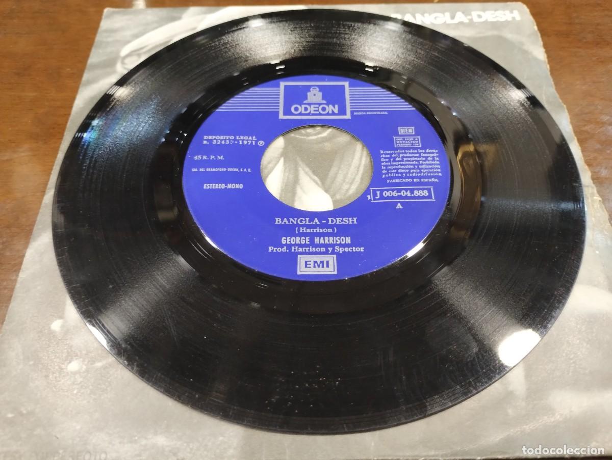 Discos de vinilo: Disco de Vinilo de 7&rdquo; George Harrison &rdquo;Bangla-Desh&rdquo; - Foto 3