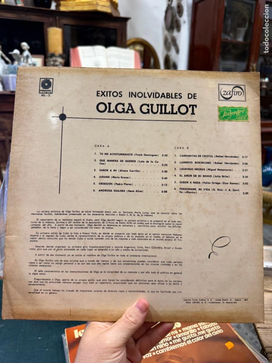 Discos de vinilo: LP OLGA GUILLOT ---- - Foto 2