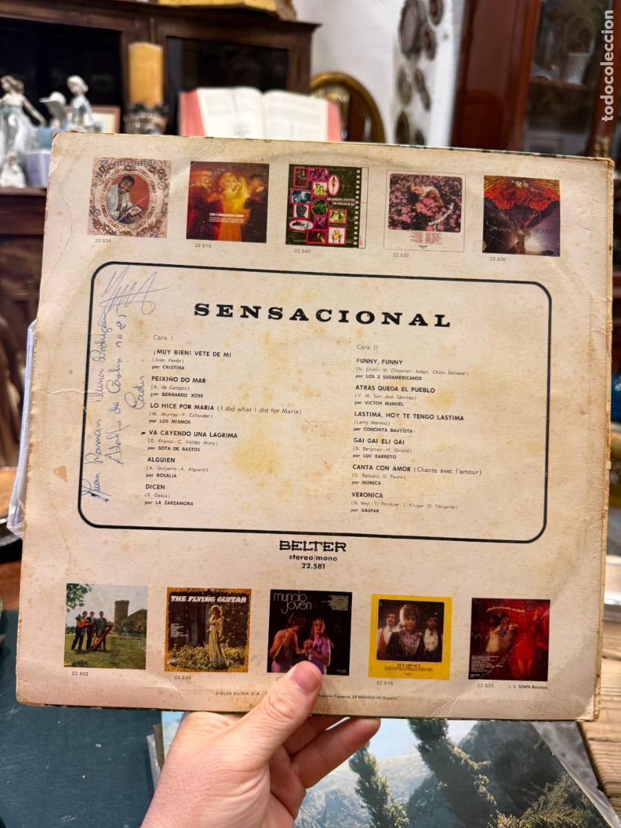 Discos de vinilo: LP &iexcl;SENSACIONAL! --- - Foto 2
