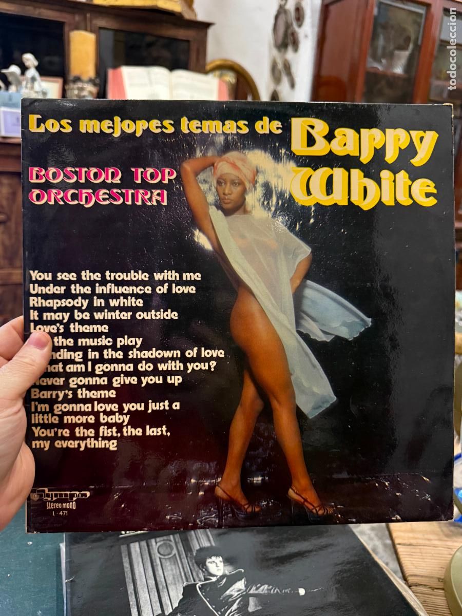 Discos de vinilo: LP LOS MEJORES TEMAS DE BARRY WHITE