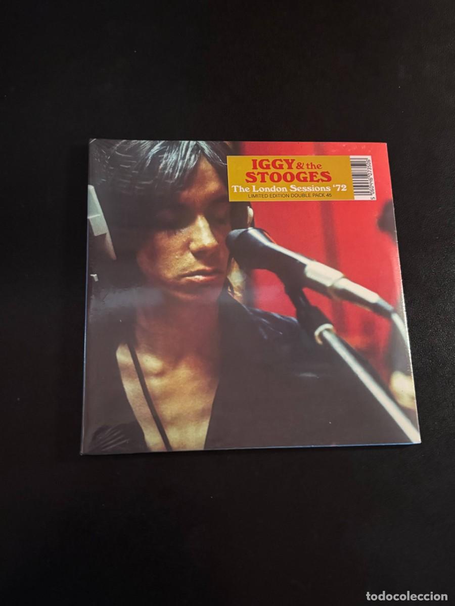 Discos de vinilo: Iggy & The Stooges The London Sessions 72 Doble disco de vinilo Ep single 7&rdquo; punk garage