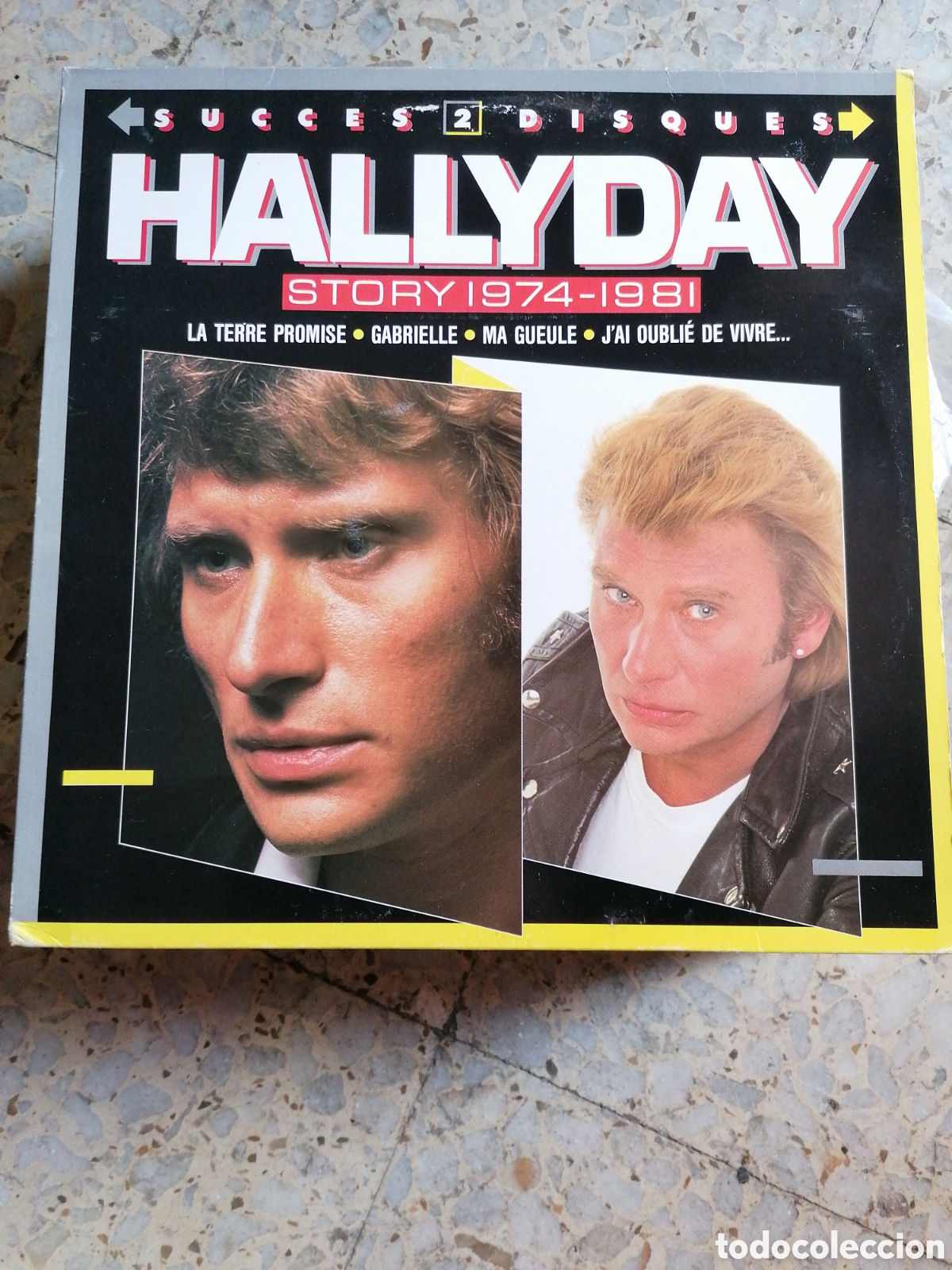 Discos de vinilo: 2 LP JOHNNY HALLYDAY STORY 1974-1981 EDICION FRANCESA