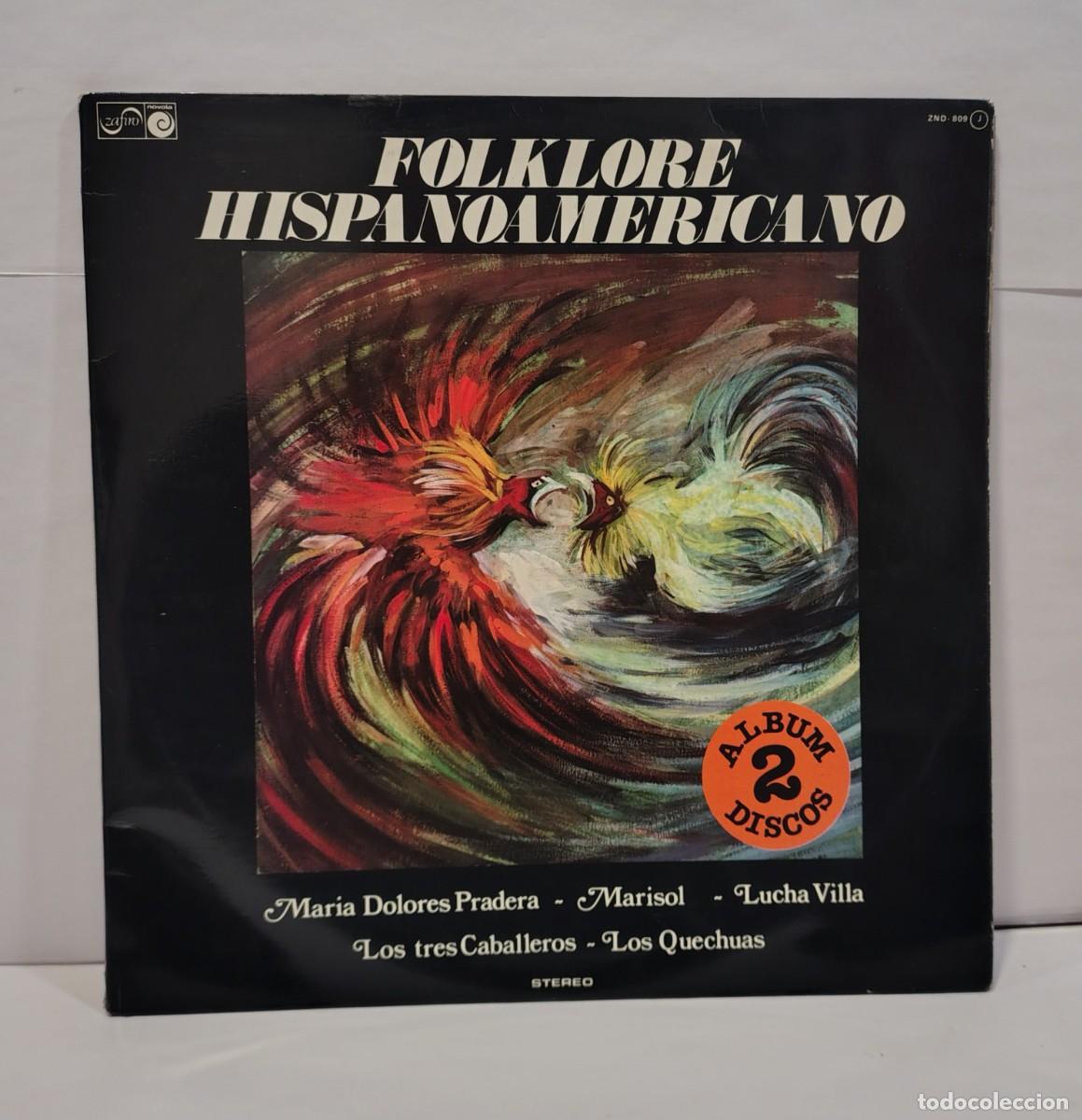 Discos de vinilo: FOLKLORE HISPANOAMERICANO. DOBLE VINILO (2XLP, RECOPILACI&Oacute;N). CCM2
