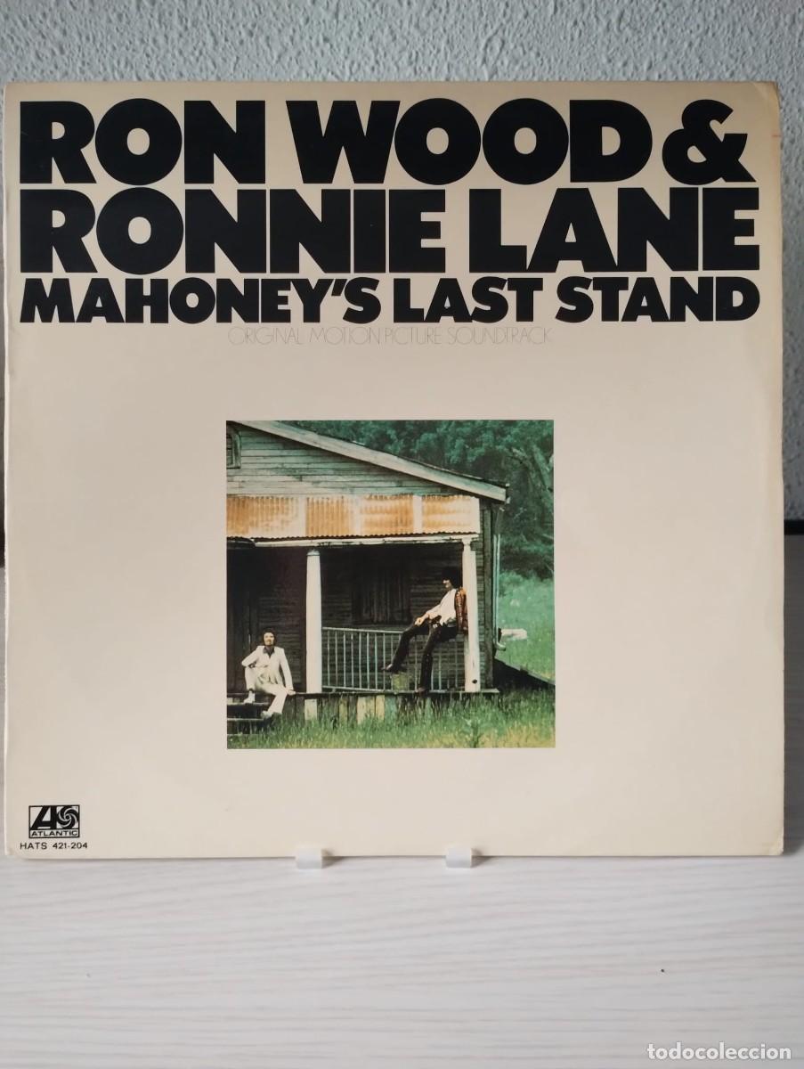 Discos de vinilo: RON WOOD & RONNIE LANE Mahoney's Last Stand (Atlantic e Hispavox HATS 421-204, Espa&ntilde;a 1977)