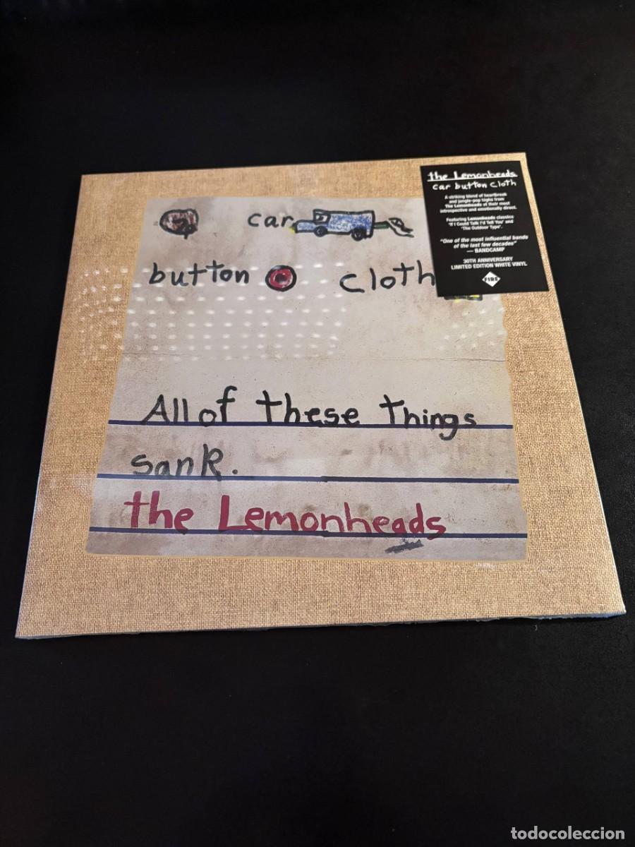 Discos de vinilo: The Lemonheads Car Button Cloth Disco de vinilo blanco 30 aniversario LP 12&rdquo; rock