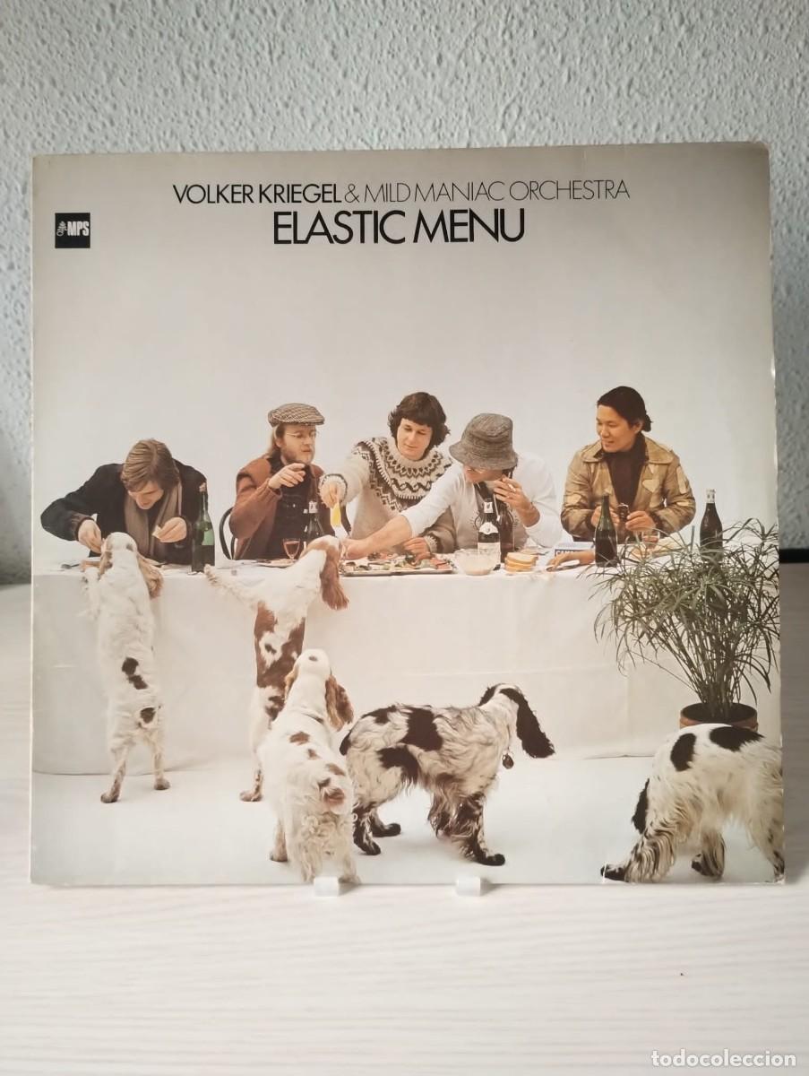 Discos de vinilo: VOLKER KRIEGEL & Mild Maniac Orchestra Elastic Menu(MPS Records MPS 15517, Alemania 1978)