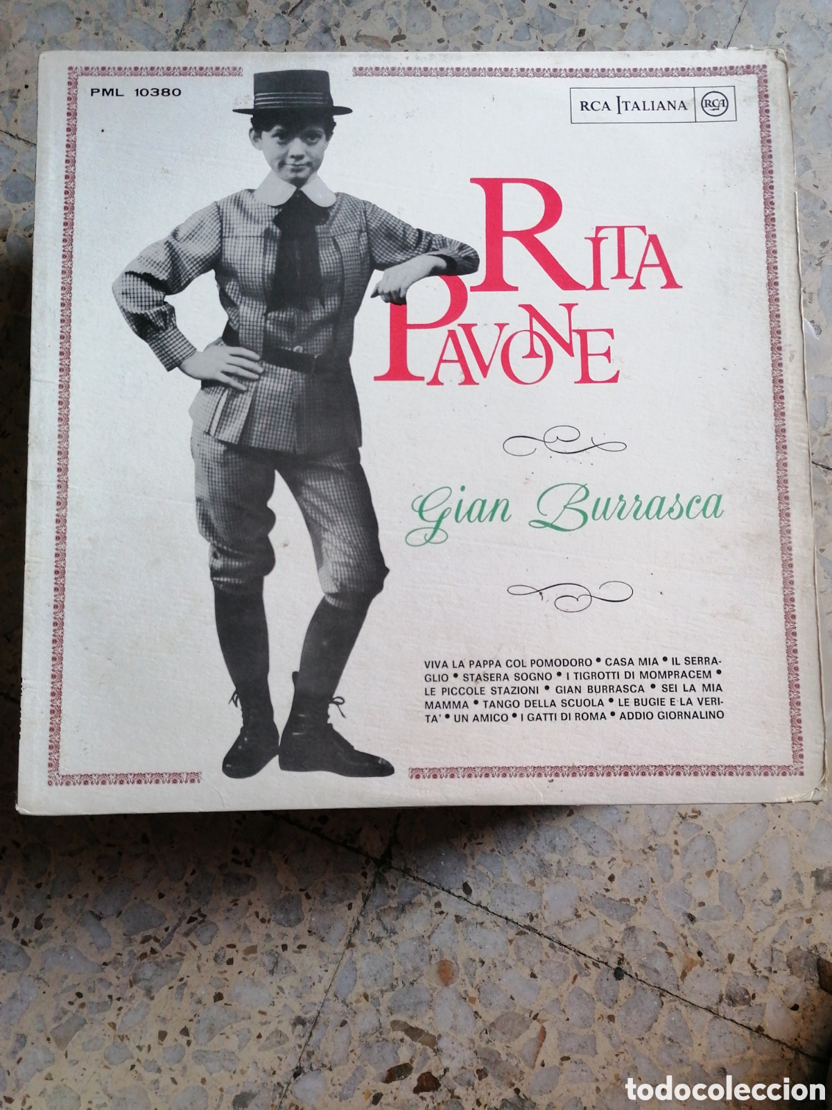 Discos de vinilo: LP RITA PAVONE GIAN BURRASCA 1964 ITALIA
