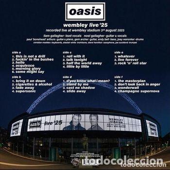 Discos de vinilo: Oasis &ndash; Wembley Live 25 BOX 3 LP - Foto 2