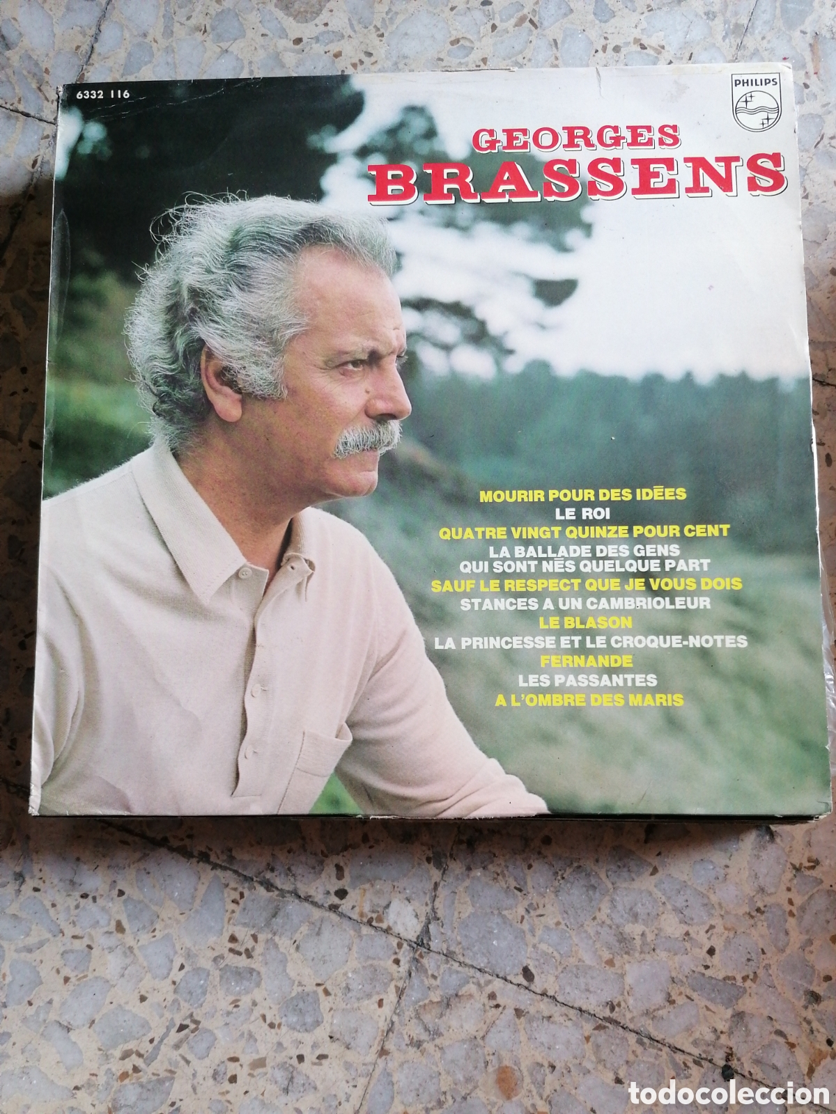 Dischi in vinile: LP GEORGES BRASSENS EDICION FRANCIA
