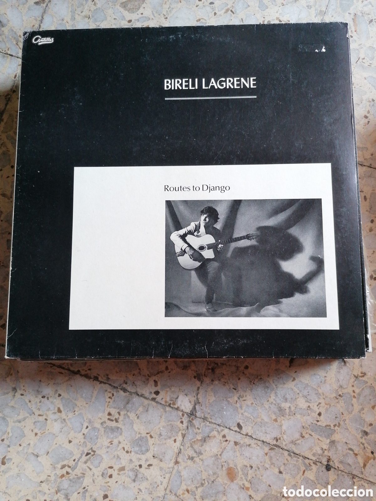 Discos de vinilo: LP BIRELI LAGRENE ROUTES TO DJANGO 1982 ESPA&Ntilde;A