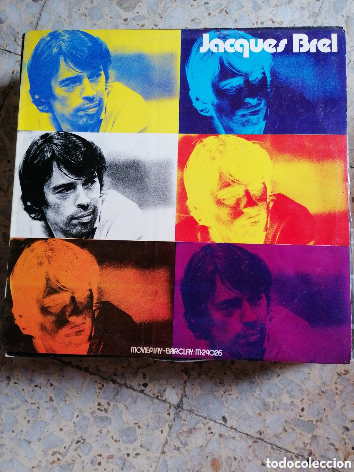 Discos de vinilo: LP JACQUES BREL LES BONBONS 1971 ESPA&Ntilde;A - Foto 1