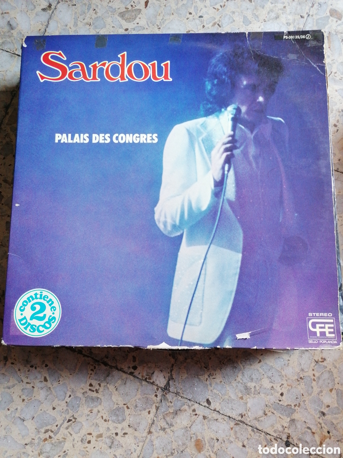 Discos de vinilo: 2 LP MICHEL SARDOU PALAIS DES CONGRES 1979 ESPA&Ntilde;A