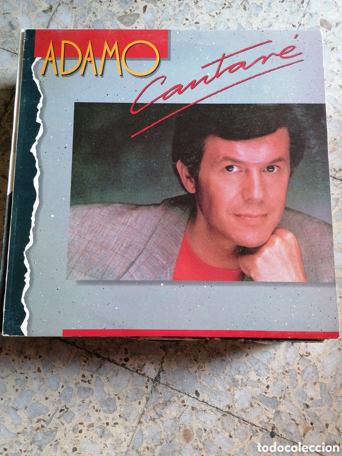 Discos de vinil: LP ADAMO CANTARE 1990 ESPA&Ntilde;A EX