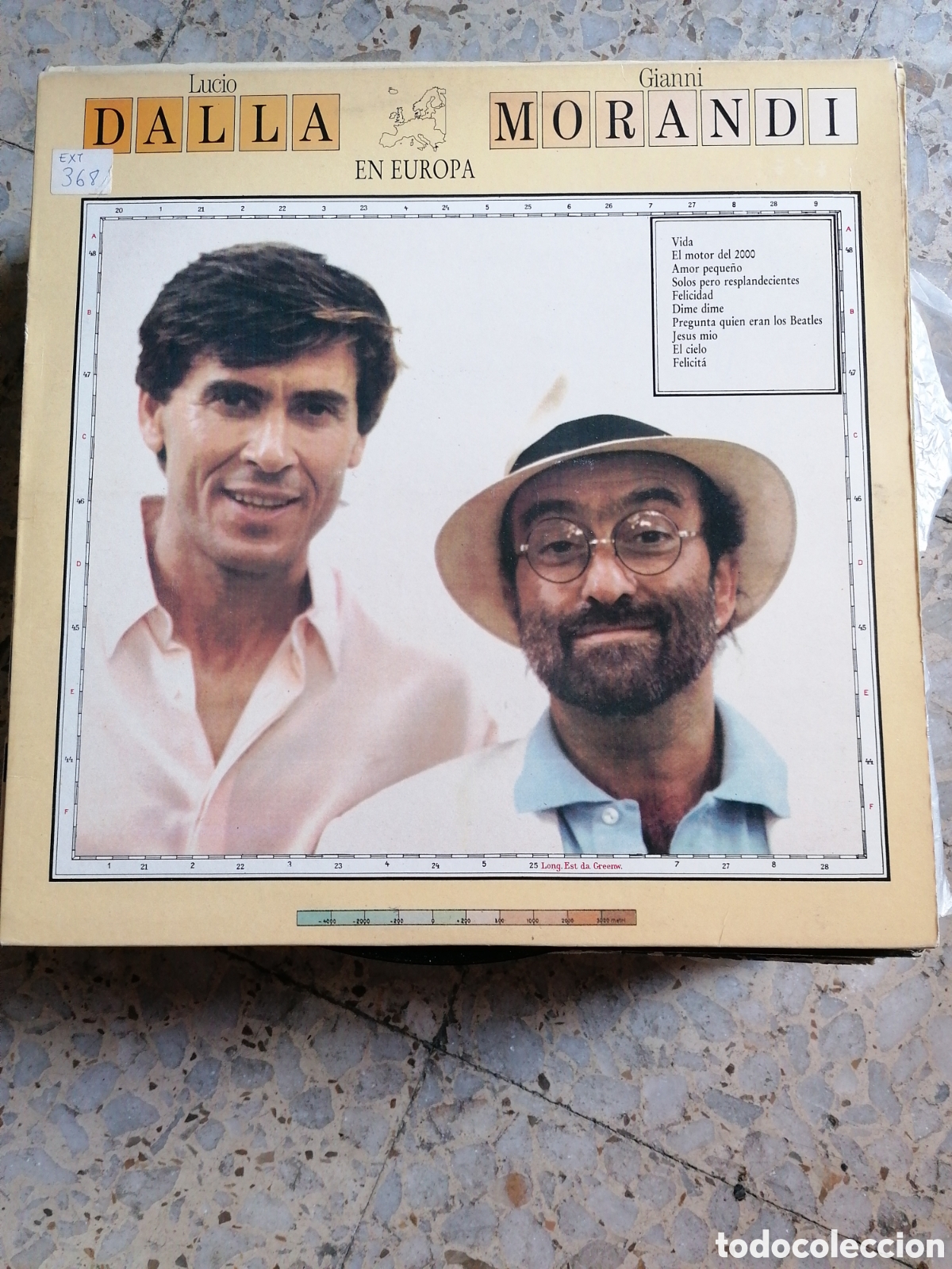 Vinyl-Schallplatten: LP LUCIO DALLA GIANNI MORANDI EN EUROPA 1989 ESPA&Ntilde;A CON INFORMACION ADICIONAL
