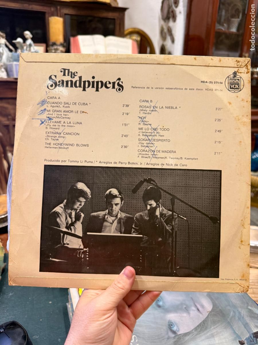 Discos de vinilo: LP THE SANDPIPERS - CUANDO SAL&Iacute; DE CUBA - Foto 2