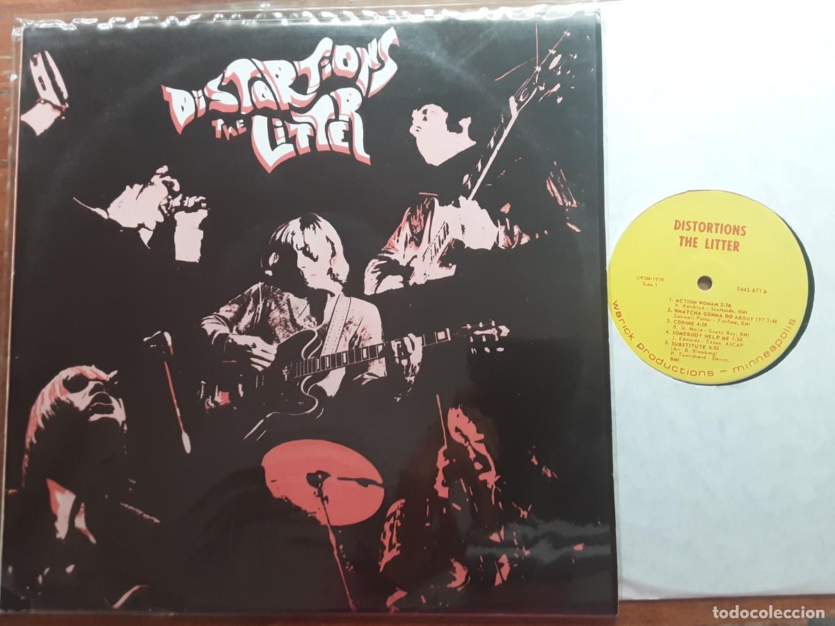 Discos de vinilo: Lp THE LITTER: DISTORTIONS, REEDICION FACSIMIL BRIT&Aacute;NICA