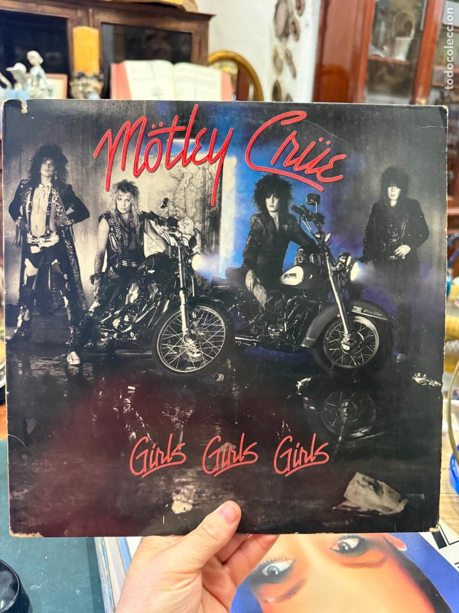 Discos de vinilo: LP MOTLEY CRUE - GIRLS, GIRLS, GIRLS