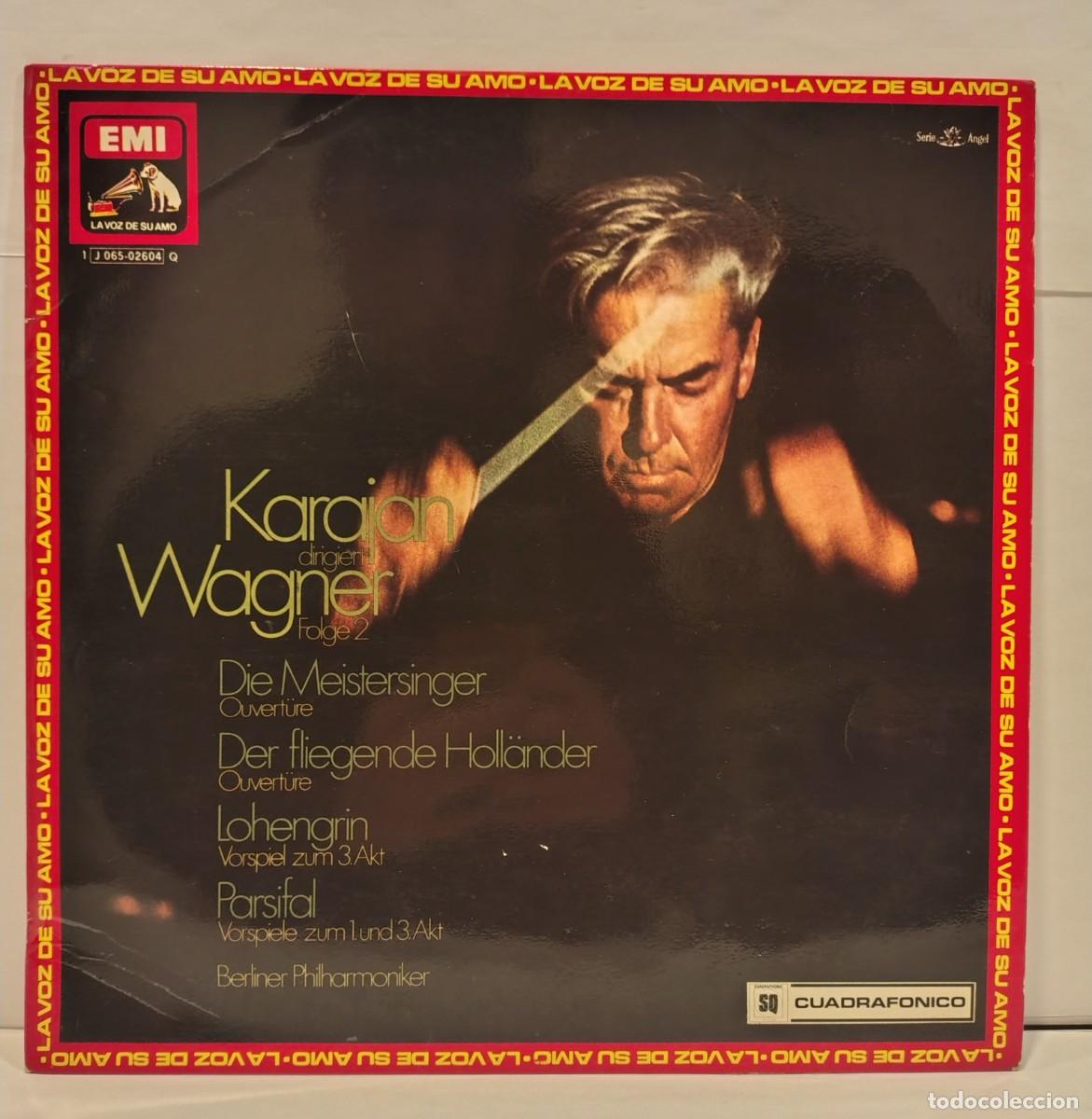 Discos de vinilo: KARAJAN dirige WAGNER VOL.2 Berliner Philharmonike. VINILO (LP). CCM2