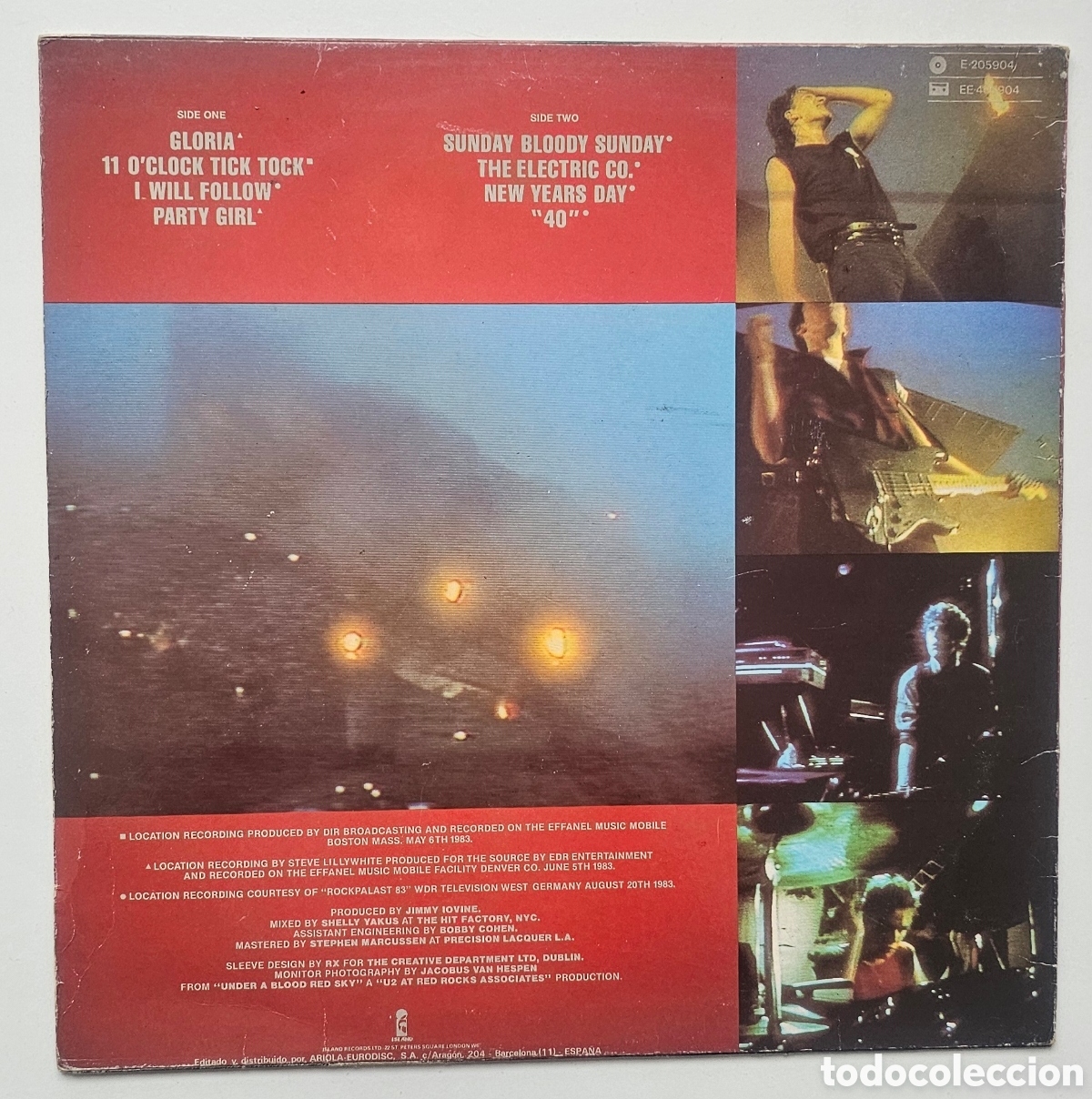Discos de vinilo: U2 - Under a blood red sky (live) - Foto 2