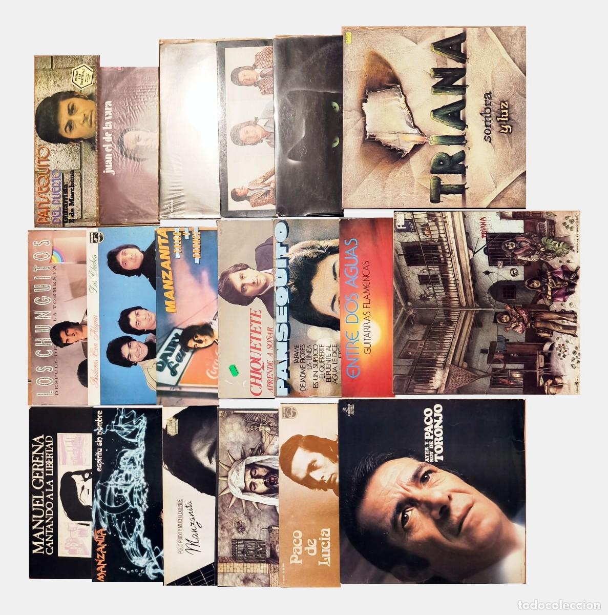 Discos de vinilo: Lote de discos de flamenco