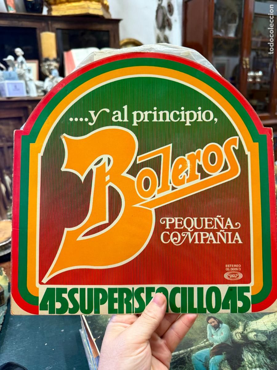 Discos de vinilo: LP ... Y AL PRINCIPIO, BOLEROS - Foto 1