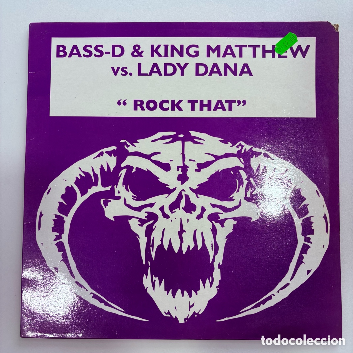 Discos de vinilo: maxi 12'' Bass-D & King Matthew vs. Lady Dana &ndash; Rock That edicion espa&ntilde;ola del 2000