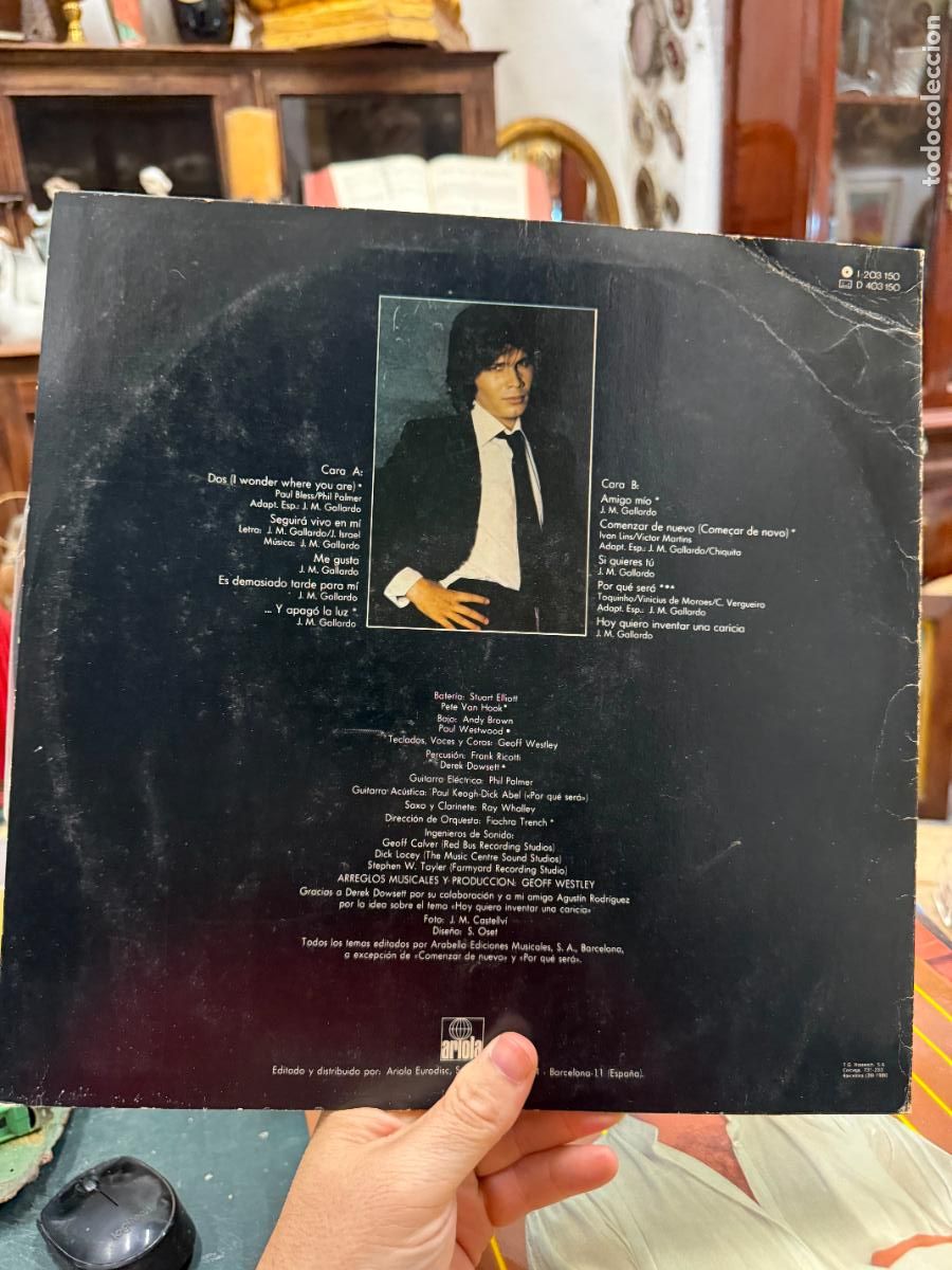 Discos de vinilo: LP MIGUEL GALLARDO - SIGUEME - Foto 2